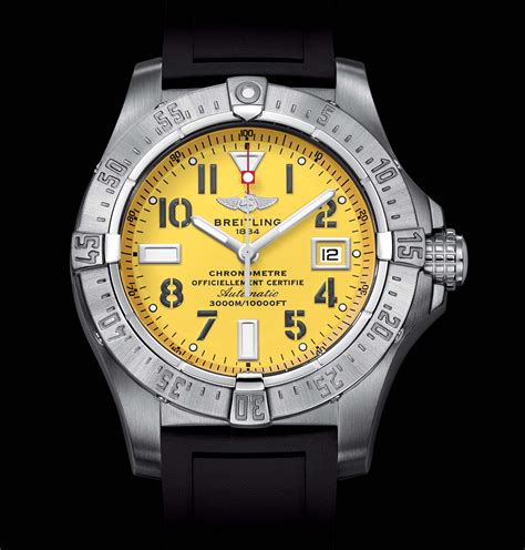 breitling avenger seawolf blacksteel code yellow replica|breitling avenger seawolf review.